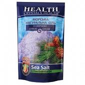 Соль морская для ванн Сrystals Health с эфирным маслом сосны 0,5кг