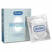 Презервативы Durex Іnvisible латексные с силиконовой смазкой ультратонкие 3шт