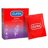 Презервативы Durex Elite латексные с силиконовой смазкой тонкие Зшт