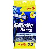 Бритвы Gillette Blue 3 Comfort Slalom одноразовые 12шт
