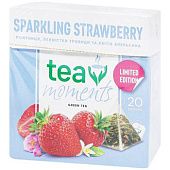 Чай зеленый Tea Moments Sparkling Strawberry 1,7г*20шт